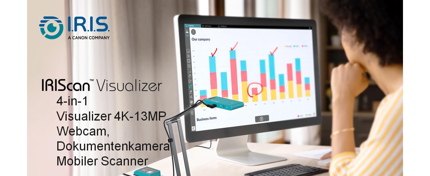 iriscan-visualizer-7-dokumentenkamera-grau-iriscan-visualizer-mit-13mp-4k-ultra- image 3