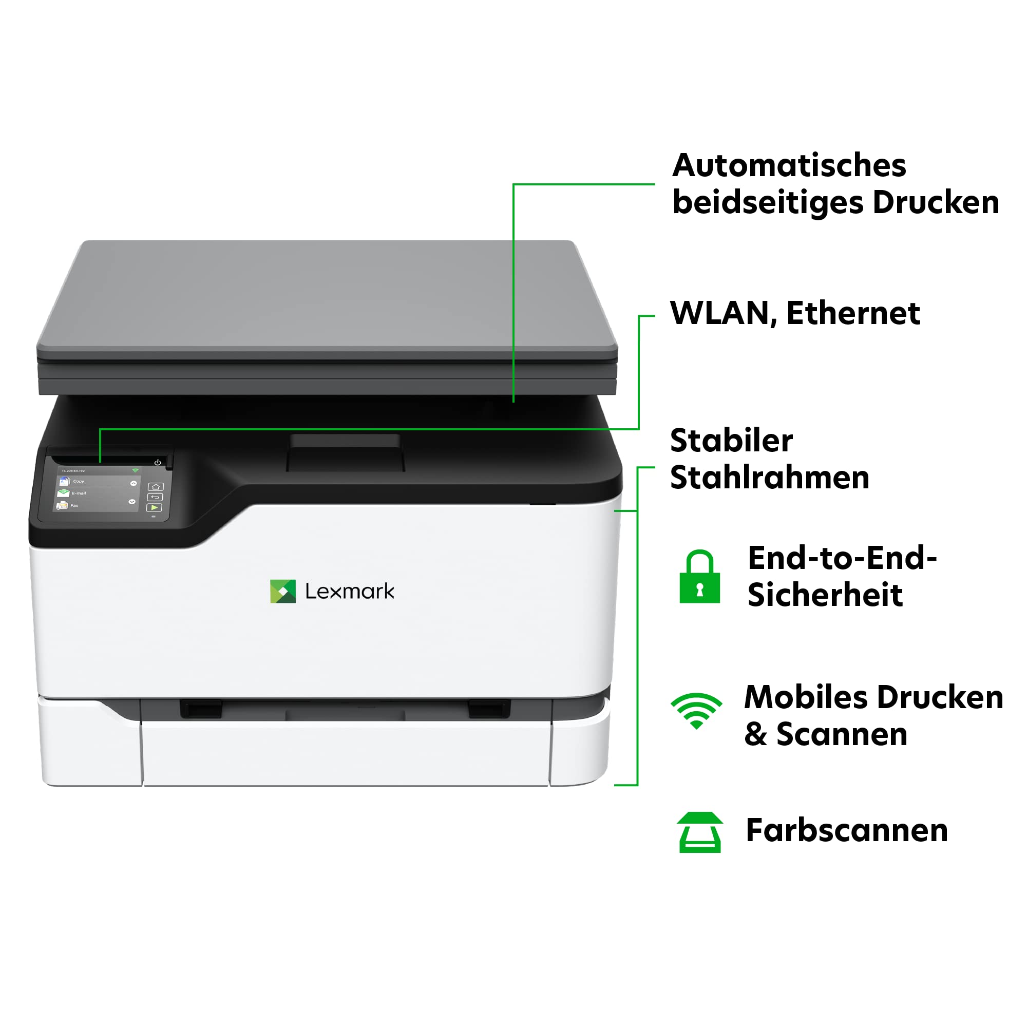 lexmark-mc3224dwe-farb-laser-multifunktionsdrucker-3-in-1-mit-wlan image 2