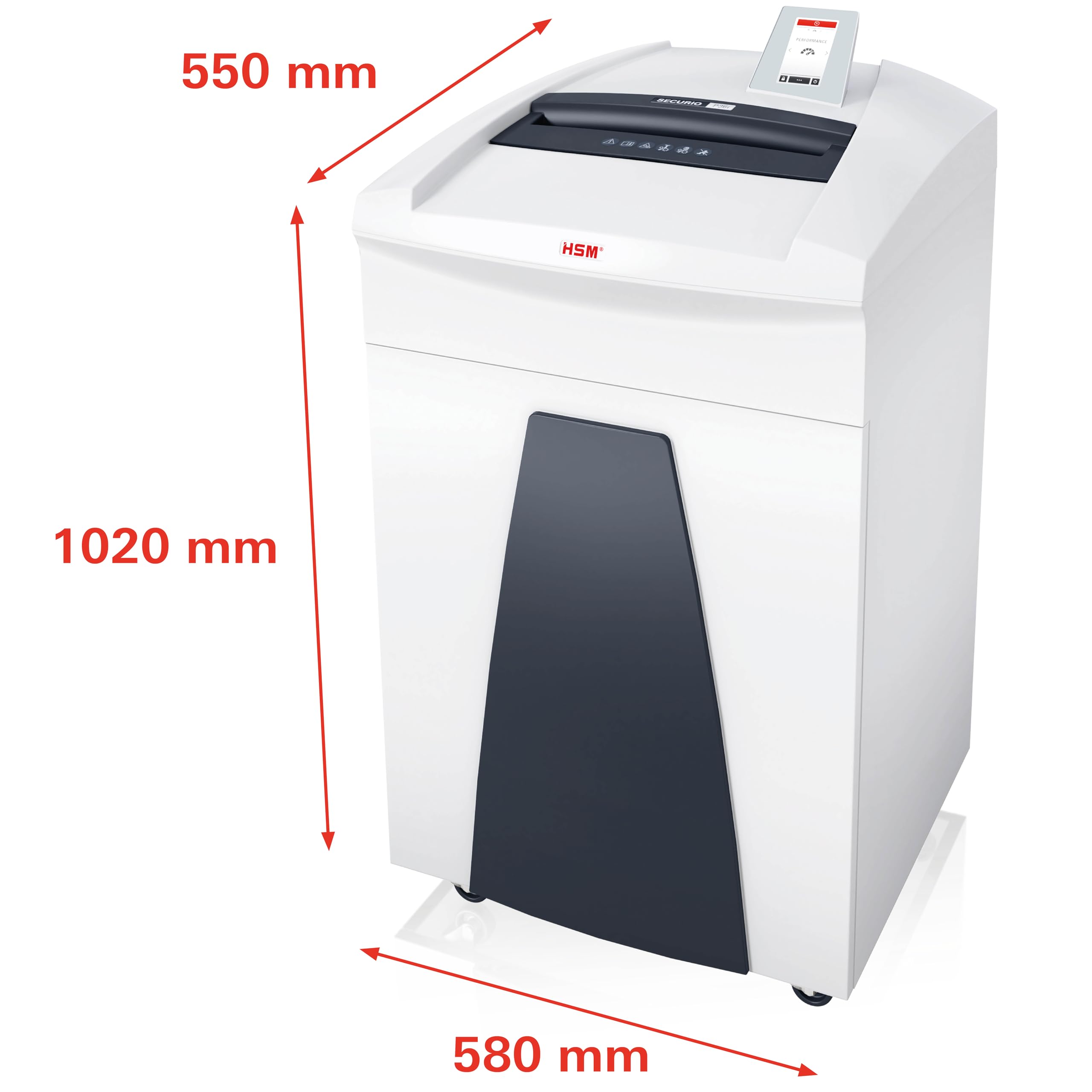 hsm-securio-p36i-aktenvernichter-mit-cd-dvd-schneidwerk-29-blatt-145-liter image 2