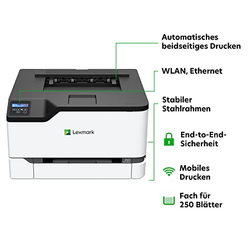 lexmark-c3224dw-farblaserdrucker-wlan-lan-usb-22-s-min-automatischer-duplexdruck image 8