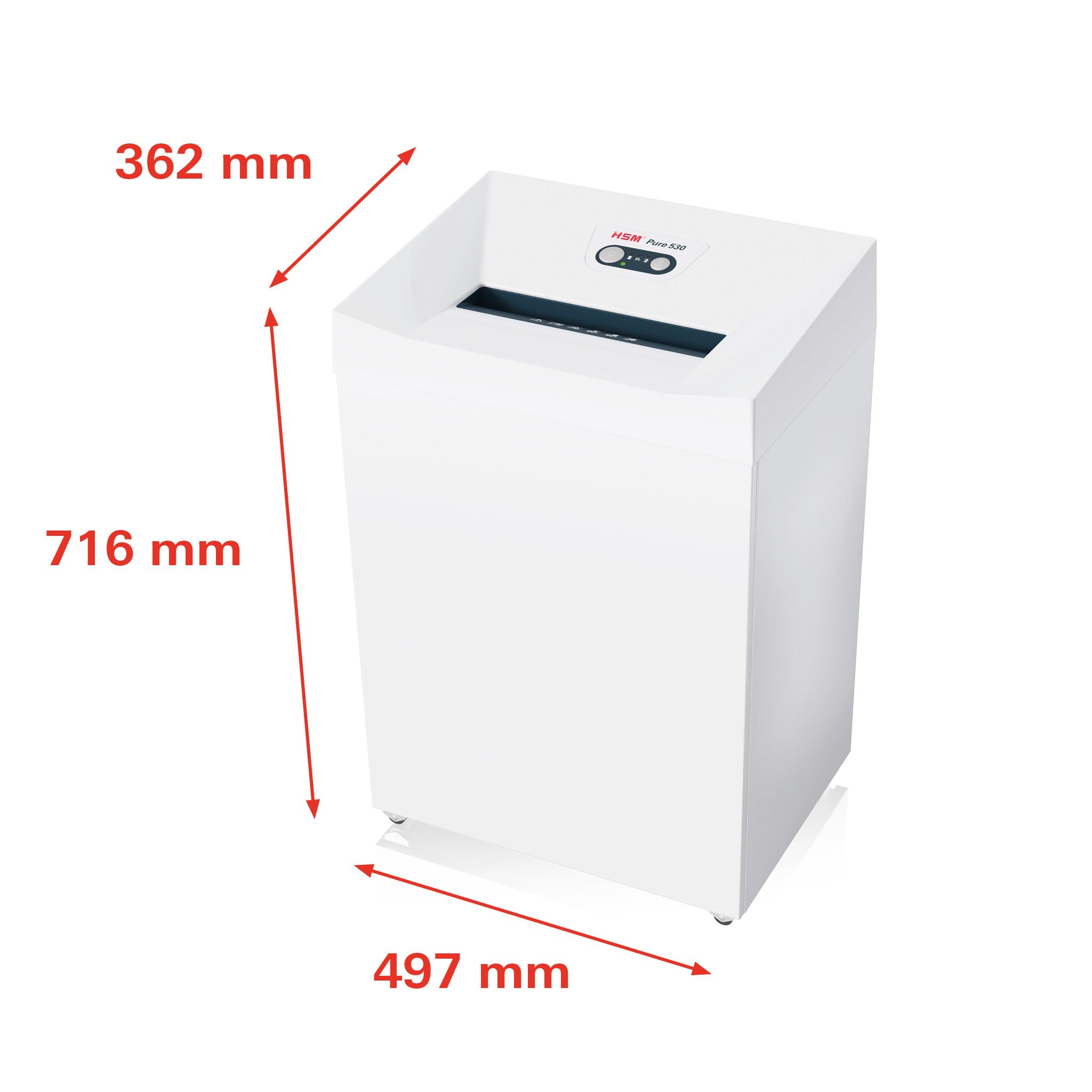 hsm-pure-530-aktenvernichter-partikelschnitt-4-5-x-30-mm-16-blatt-p-4-a3 image 2