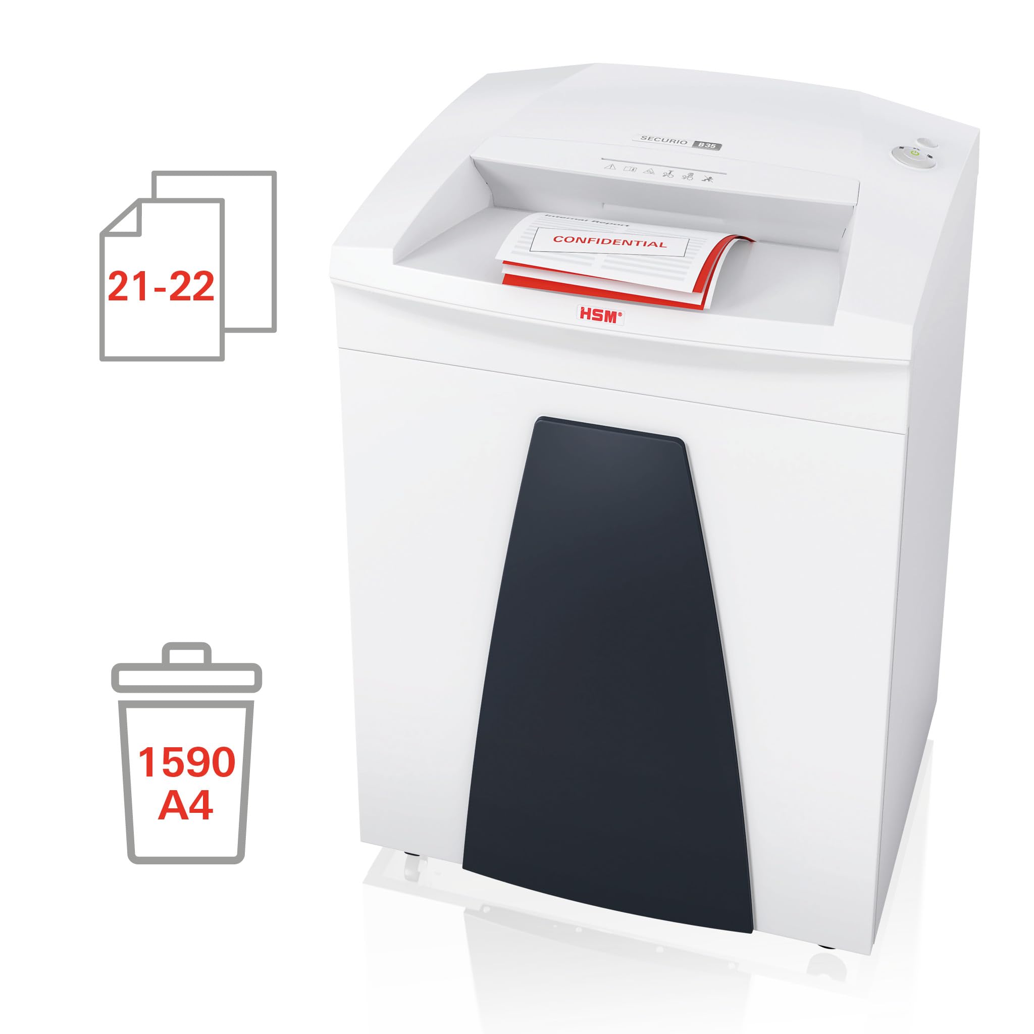hsm-securio-b35-aktenvernichter-partikelschnitt-4-5-x-30-mm-22-blatt-130-liter image 3