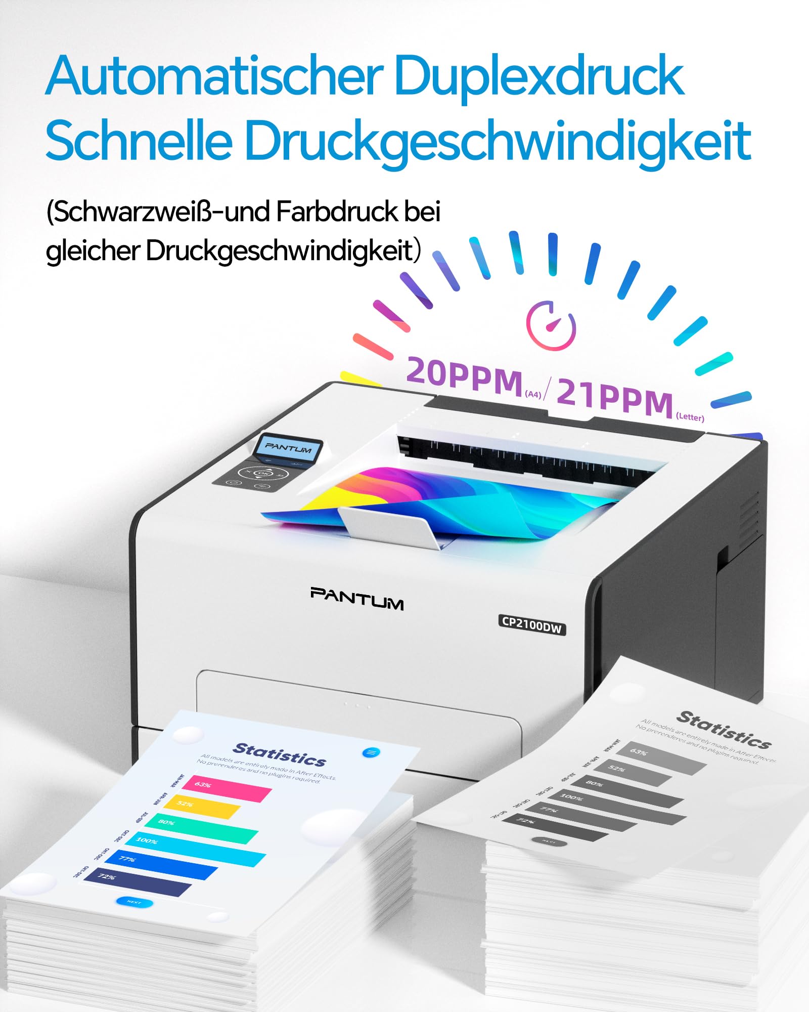pantum-cp2100dw-farblaserdrucker-mit-wlan-lan-usb-und-duplex image 2