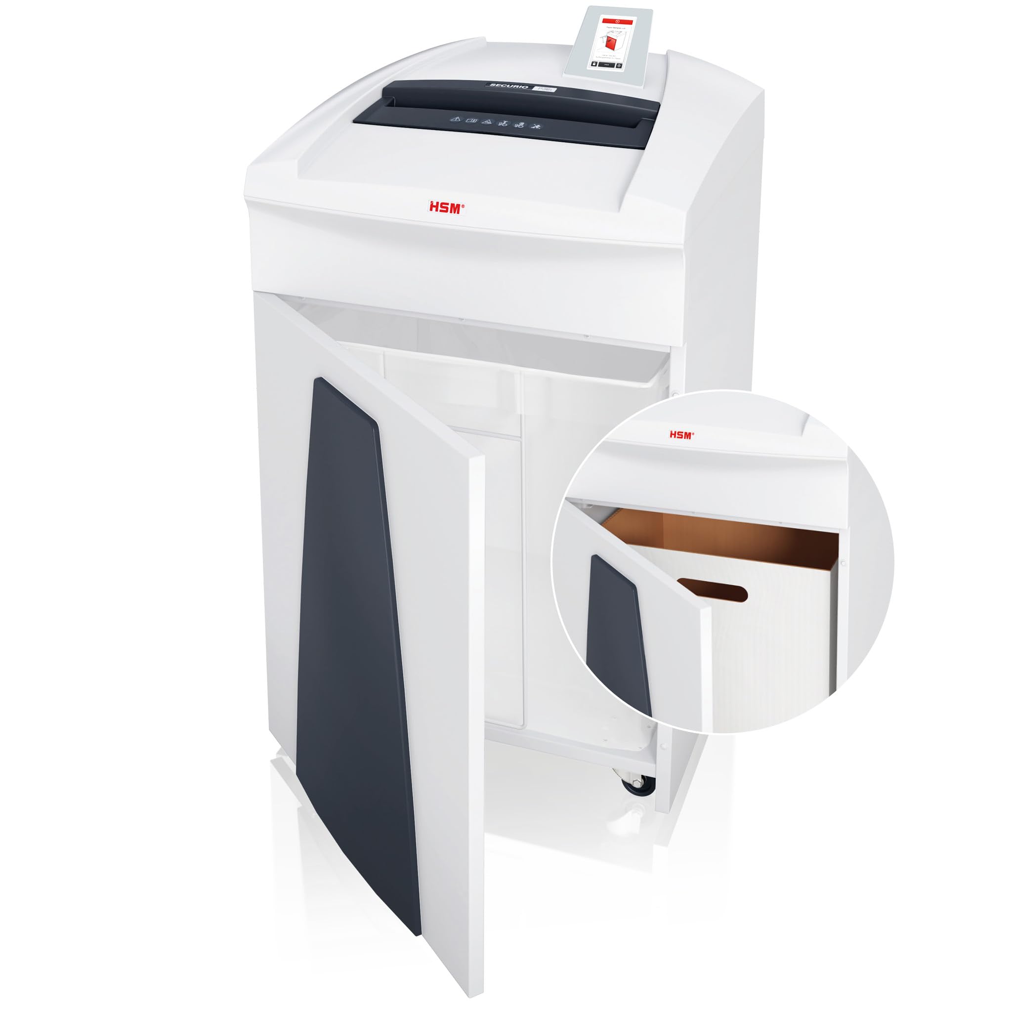 hsm-securio-p36i-aktenvernichter-mit-cd-dvd-schneidwerk-29-blatt-145-liter image 7