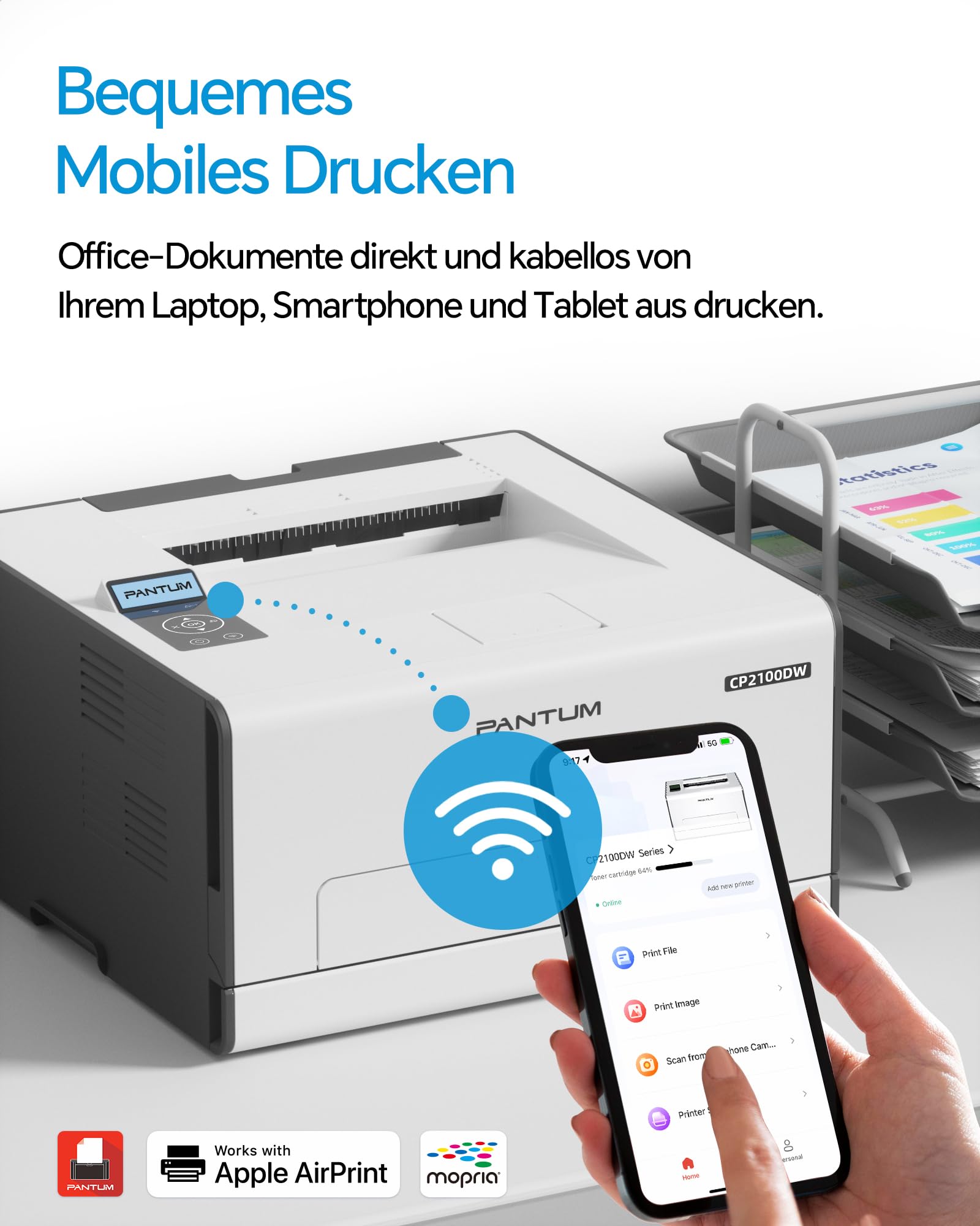 pantum-cp2100dw-farblaserdrucker-mit-wlan-lan-usb-und-duplex image 3