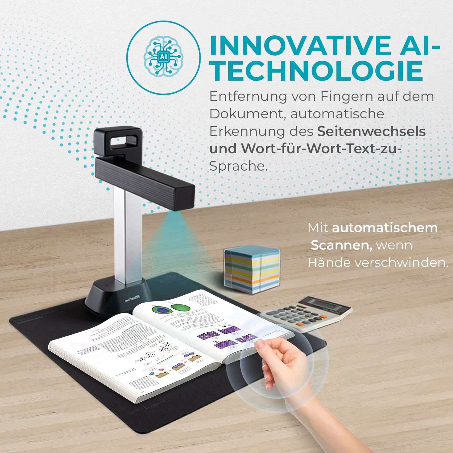 iriscan-desk-6-buchscanner-schwarz-a4-dokumentenscanner-mit-8mp-kamera image 2