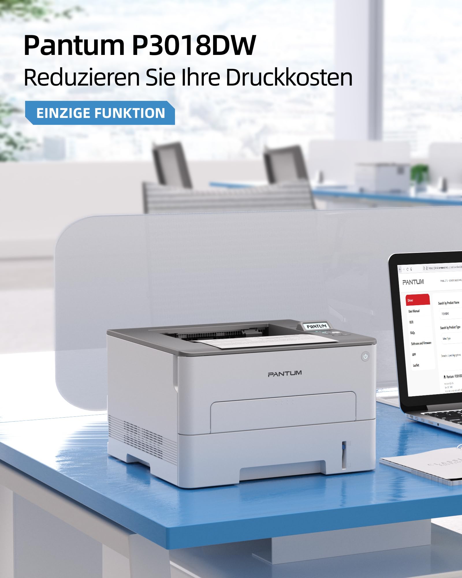 pantum-p3018dw-schwarz-wei-laserdrucker-wlan-duplex-30-ppm image 2