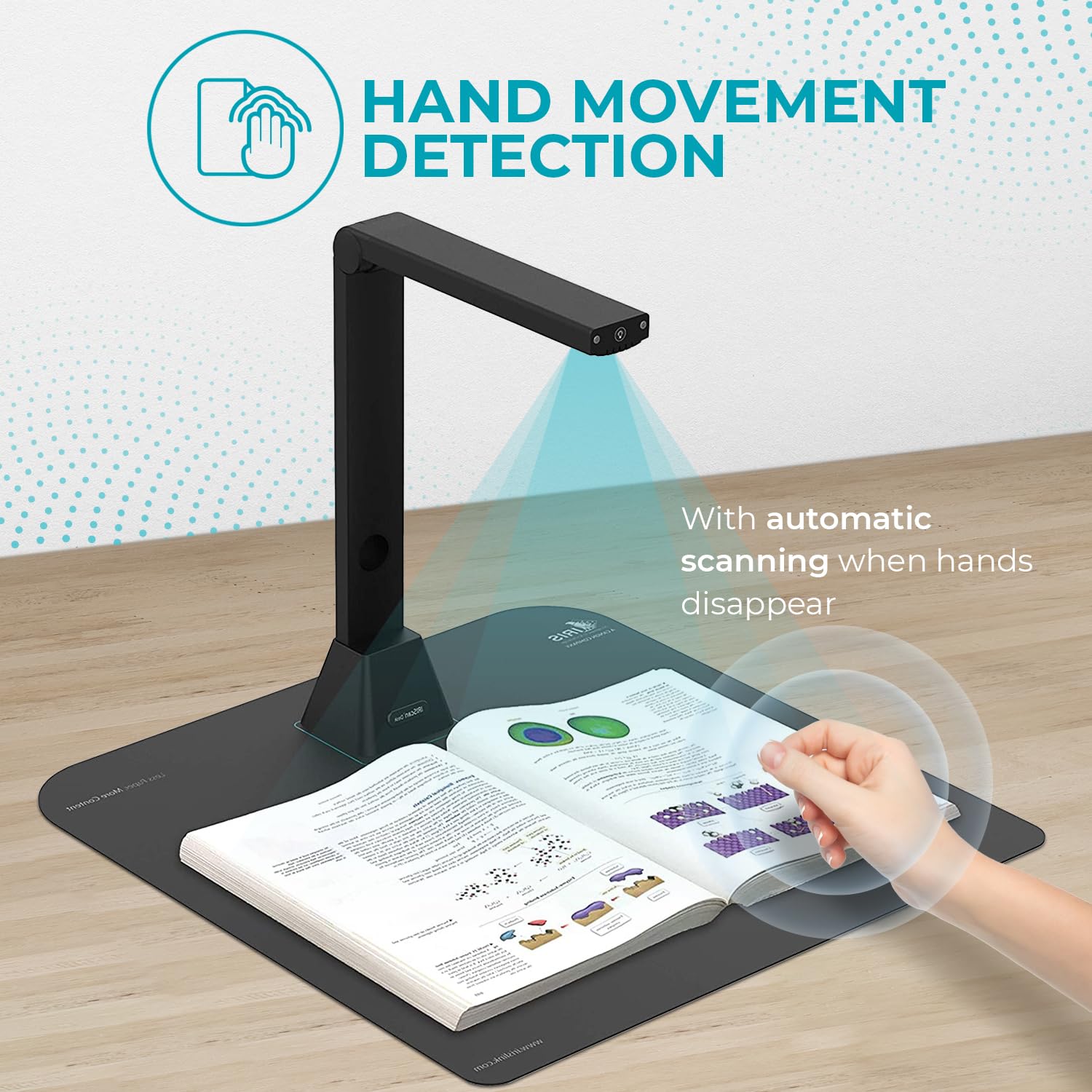 iriscan-desk-v5pro-profi-buchscanner-a3-12mp-kamera-mit-led image 2